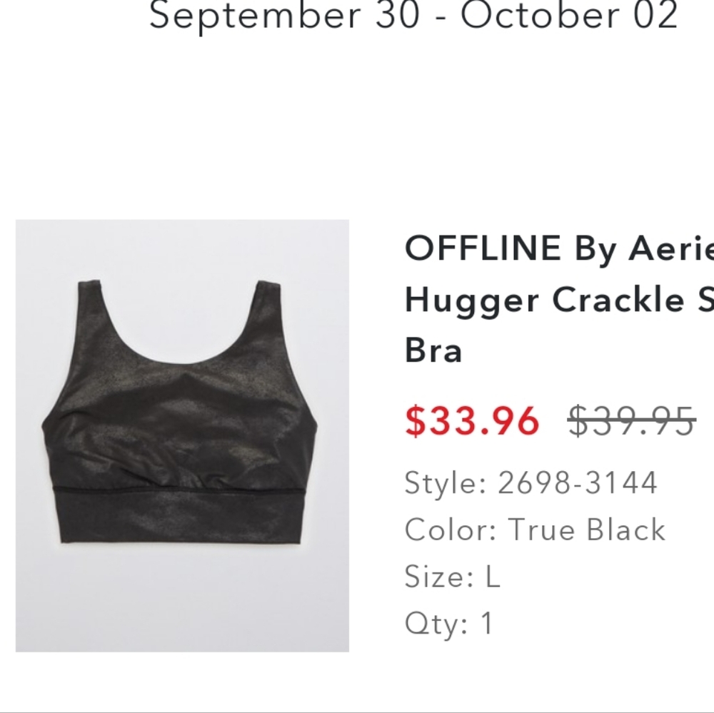 Offline bra and leggings